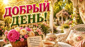 Добрый день! 🌸 Красивые пожелания хорошего дня и отличного настроения