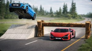 Автомобили против цепной ловушки ▶️ BeamNG Drive