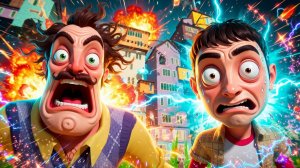 ШОУ ПРИВЕТ СОСЕД!ВОРУЕМ ВЕЩИ У СОСЕДА!ИГРА HELLO NEIGHBOR MOD KIT ПРОХОЖДЕНИЕ МОДА 13 floors FanMade