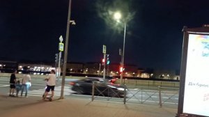 По ночному СПБ,от Финляндского вокзала