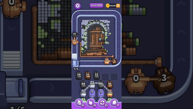 Прохождение 1009 уровня Pixel Flow смотреть онлайн