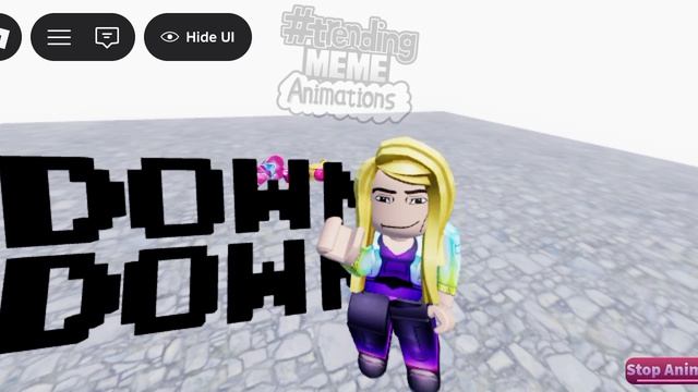Мемная анимация в Roblox смотреть онлайн