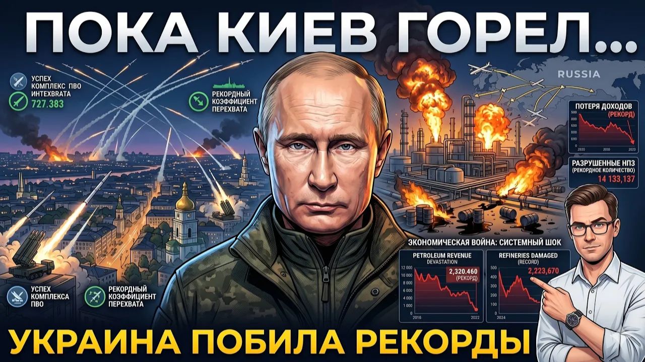 Пока Россия жестоко била по Киеву, Украина тайно побила еще один критический рекорд! смотреть онлайн