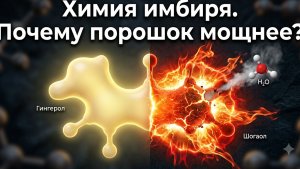 Гингерол против Шогаола: Научный разбор свежего и сушеного имбиря