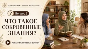 Вопрос 2. Что такое сокровенные знания? Кто может быть их источником?
