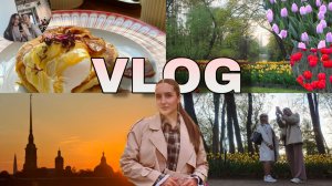 фестиваль тюльпанов на Елагином🌷 vlog / день сурка? / нашли уютную кофейню / страх самокатов?