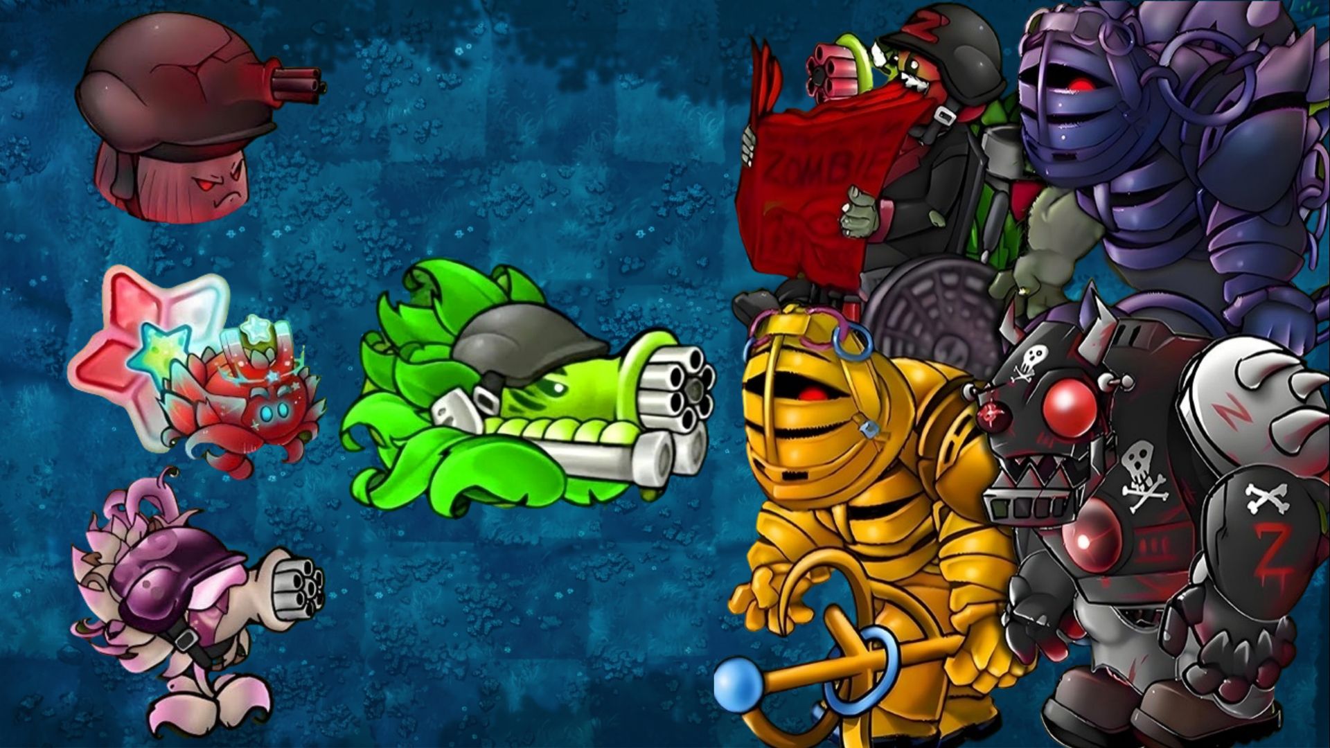 Растения против Зомби PVZ Fusion Plants vs Zombies ПвЗ битва прохождение топ смотреть онлайн