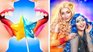 Девушка День vs девушка Ночь! Преображение одного цвета челлендж! Добрая и злая соседка по комнате!