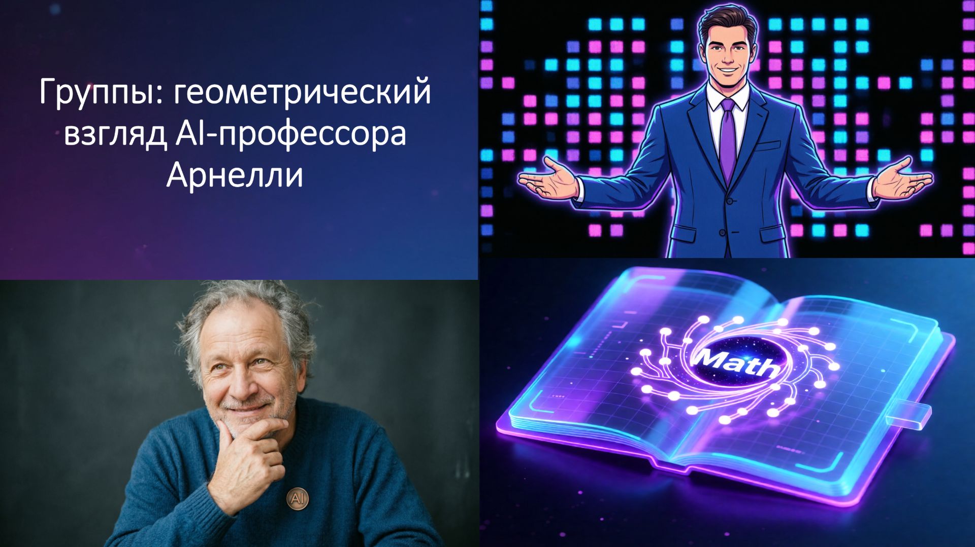 🎓 РАЗБИРАЕМ ПОНЯТИЕ «ГРУППА» с AI-математиком Арнелли
