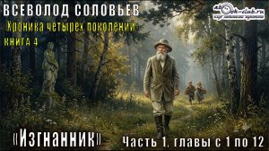 Всеволод Соловьёв «Хроника четырёх поколений» книга 4 «Изгнанник» Часть 1, главы с 1 по 12