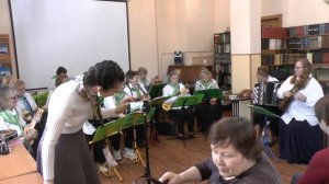 Начало концерта. Укулеле оркестр,, Ладушки,, Центральная Библиотека. Раменское Ларион Тв