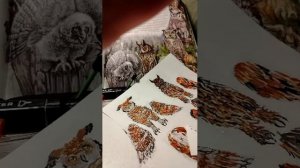 бумажные собаки и птицы