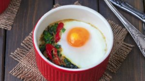 🍳 Яичница со шпинатом 💋 Романтический ЗАВТРАК в порционных формочках на двоих | Красивая подача