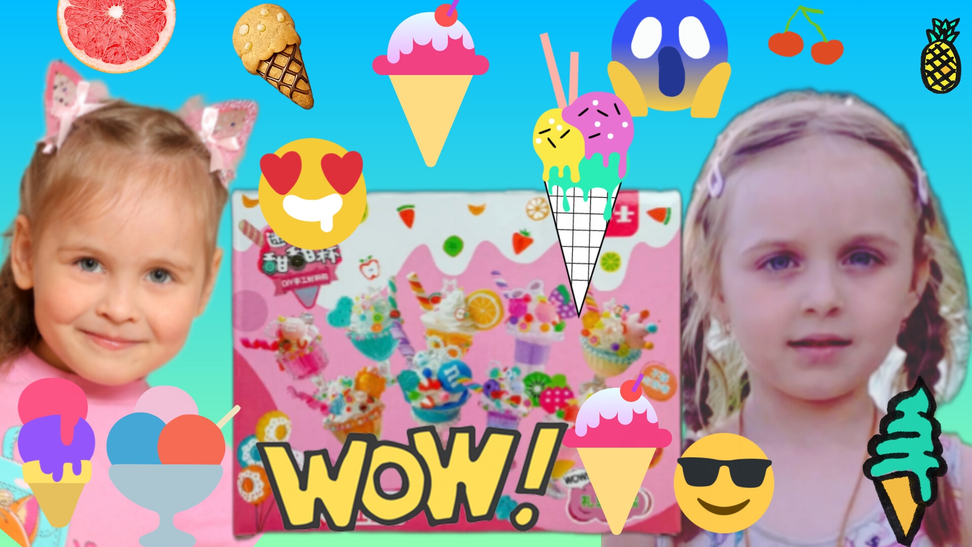 🥰ДЕЛАЕМ МОРОЖЕНОЕ 🍦🍨НАБОР ДЛЯ ТВОРЧЕСТВА 😍 смотреть онлайн