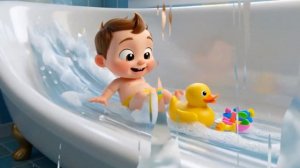 Песня про купание Чистые лапки с Бэби Дино 🛁 — Весёлые водные процедуры!