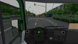 OMSI 2. Новоозёрск — маршрут №1. Автобус: ПАЗ-320435-04.