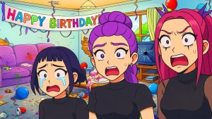Вечеринка в честь Дня рождения Миры пошла наперекосяк! 🎂💥 Хаос среди Охотников на демонов