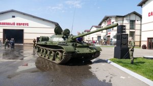 Танк Т-55А, выход на исходную, Музей отечественной военной истории, май 2026