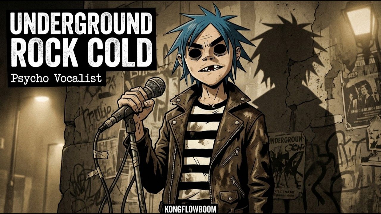 Underground Rock Холодный вечер ｜Психопат-вокалист｜ 2000s Grunge(KONGFLOWBOOM)