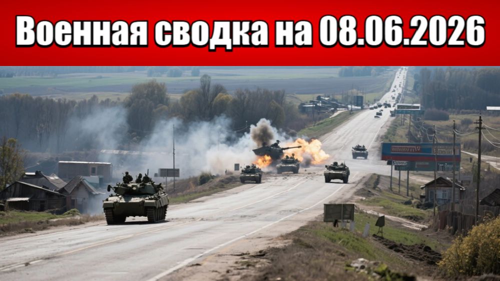 «Дорога жизни ВСУ под ударом: трасса на Павлоград отрезается!»: Военная сводка на 08.06.2026 смотреть онлайн