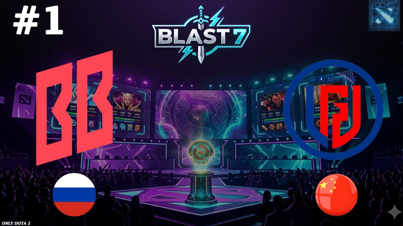 БИТВА ЗА ЛАСТ ШАНС ПОПАСТЬ В ФИНАЛ | BB vs LGD #1 (BO3) BLAST Slam 7 смотреть онлайн
