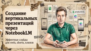 Создание вертикальных презентаций через NotebookLM