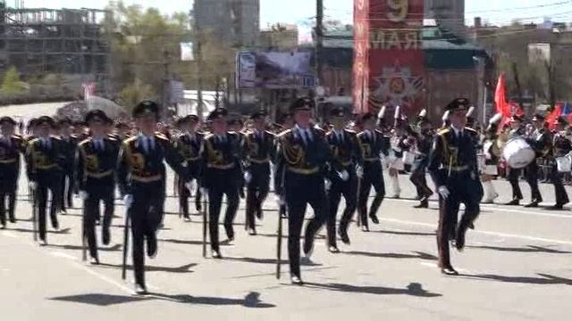Парад Победы 9 мая 2015 г в Иванове и шествие Бессмертного полка.Ролик - А.Соловьева