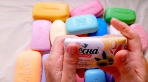 АСМР ШУРШАНИЕ. РАСКЛАДЫВАЮ ЯРКОЕ МЫЛО. ШУРШУ УПАКОВКОЙ!