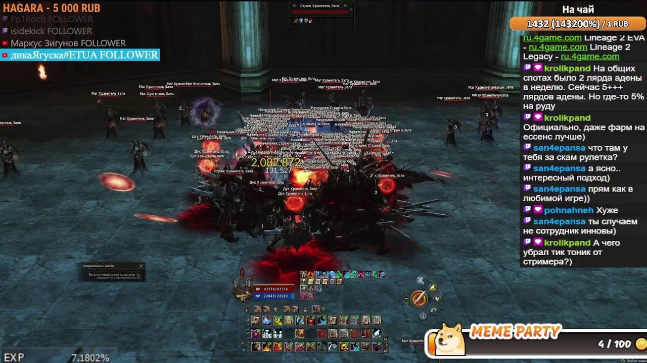Фринта. Lineage 2 Project Wolf - PVE & Fun