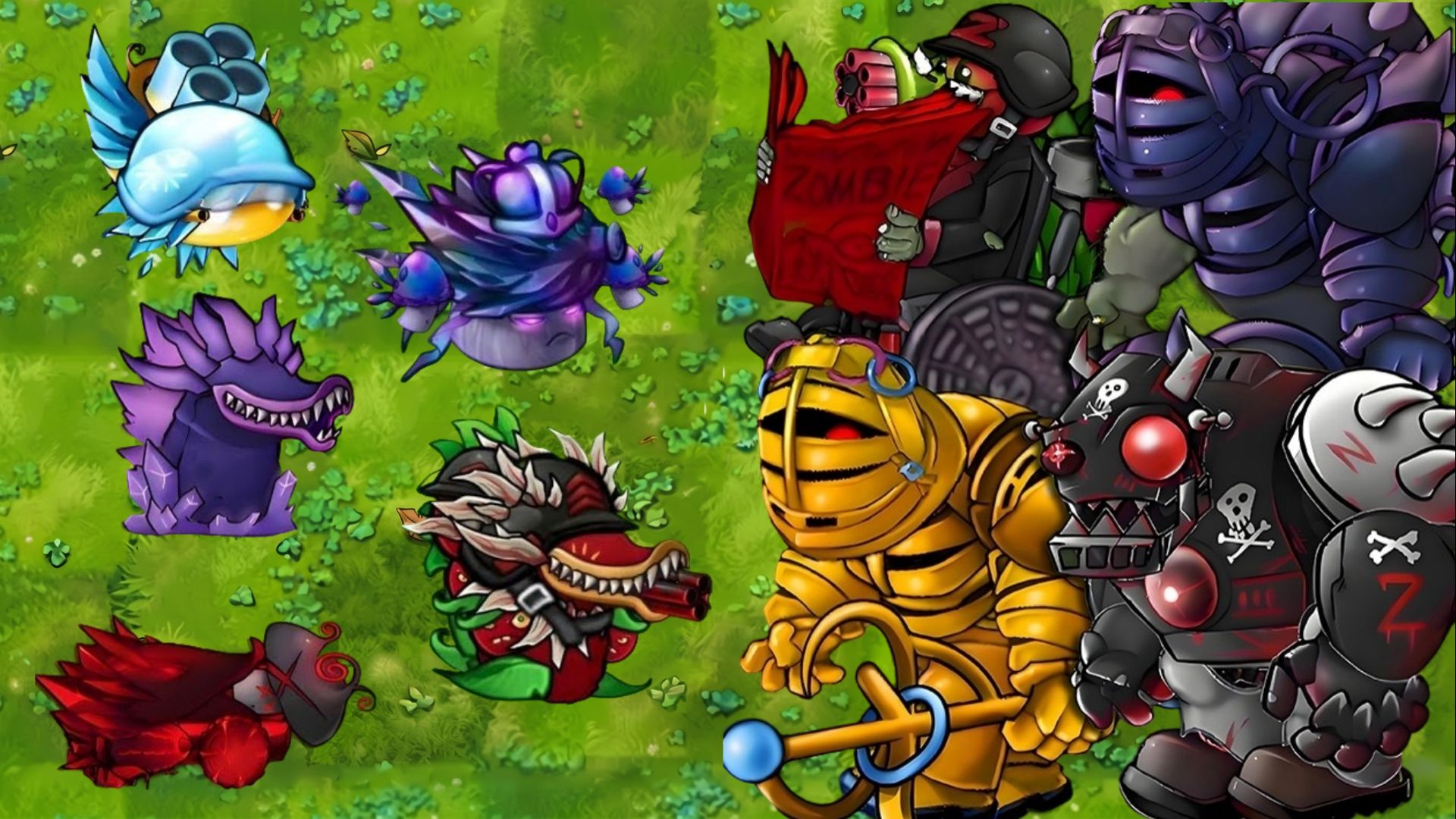 Растения против Зомби PVZ Fusion Plants vs Zombies ПвЗ битва прохождение топ смотреть онлайн