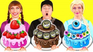 Кулинарный Челлендж# Эльза vs Анна vs Кристофф от Fun Teen