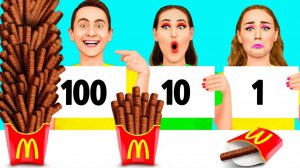 100 Слоев еды Челлендж c KaZaZa Challenge