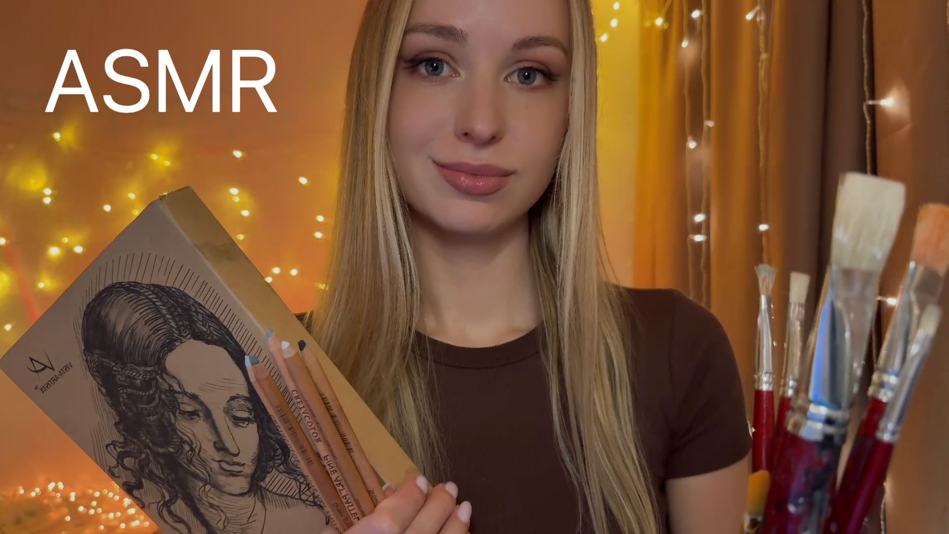 АСМР Нарисую ТВОЙ Портрет 🎨 ASMR I'll Draw Your Portrait 🖌️ смотреть онлайн