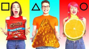 Геометрический Челлендж с Едой # Пробуем Еду Одной Формы с Ideas4Fun Challenge
