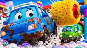 Большая автомойка 😱 Машинки становятся как новые! 🚗✨ Мультики про машинки