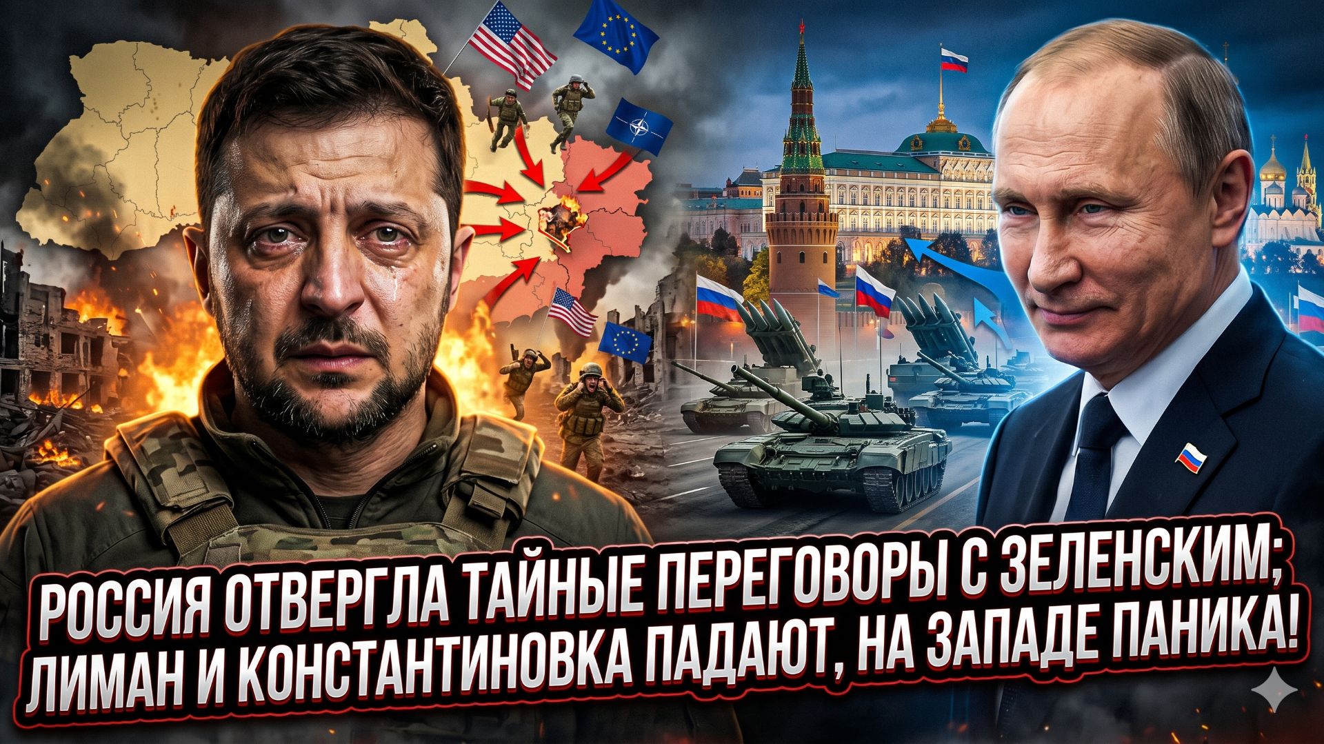 💥Меркурис | Паника на Западе: РФ разорвала тайную сделку Зеленского-фронт рушится, города сдаются смотреть онлайн