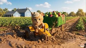 Прибрежная вечеринка у бассейна с котятами и зверушками!🐱🌊 Приключение Мели на лодке начинается