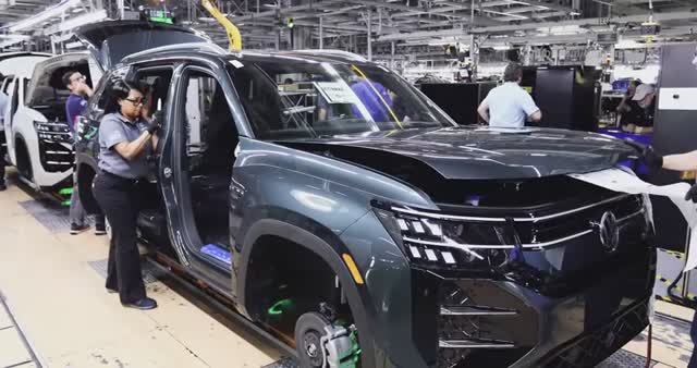 Производство Volkswagen Atlas США смотреть онлайн