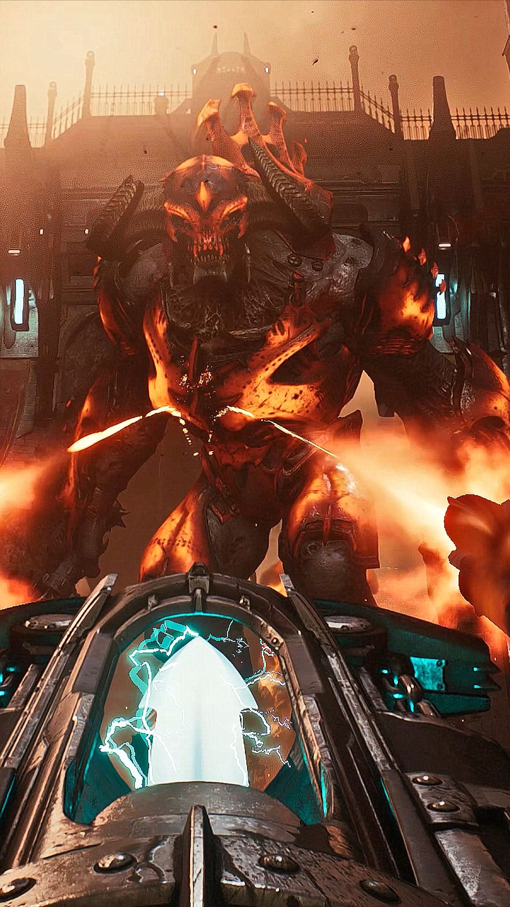 DOOM: The Dark Ages Палач уничтожает бронированного титана #doomthedarkages