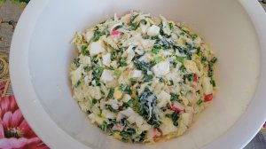 САЛАТ СО ШПИНАТОМ, ОЧЕНЬ ПОЛЕЗНЫЙ И ВКУСНЫЙ