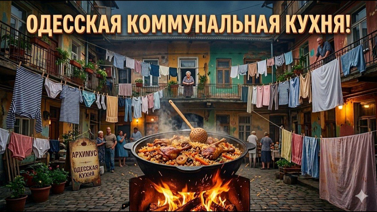 ОДЕССА, КОТОРУЮ ВЫ ИСКАЛИ! Готовим ПЛОВ ИЗ УТКИ на костре в ресторане «Архимус» 🦆🔥 смотреть онлайн