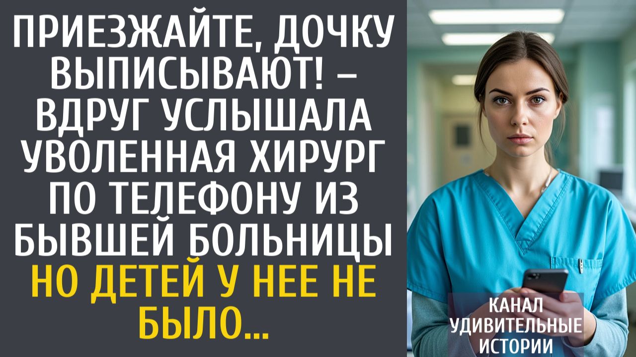 Истории из жизни Приезжайте, дочку выписывают! – вдруг услышала уволенная хирург по телефону… смотреть онлайн
