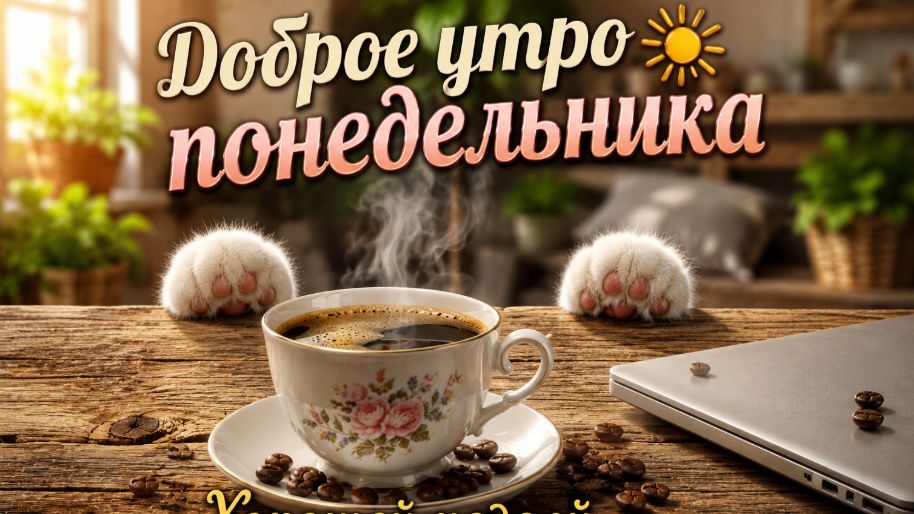 Доброе утро понедельника ☀️ Хорошей недели и отличного настроения смотреть онлайн