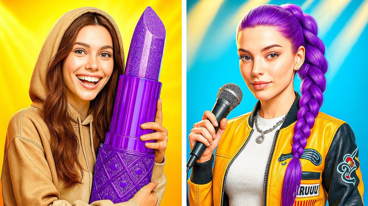 Она стала истребительницей демонов K-Pop#!💜🔥 Невероятная трансформация, вдохновленная РУМИ смотреть онлайн