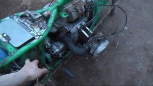 Собираю мотоцыкл Урал из разного металолома. (3)