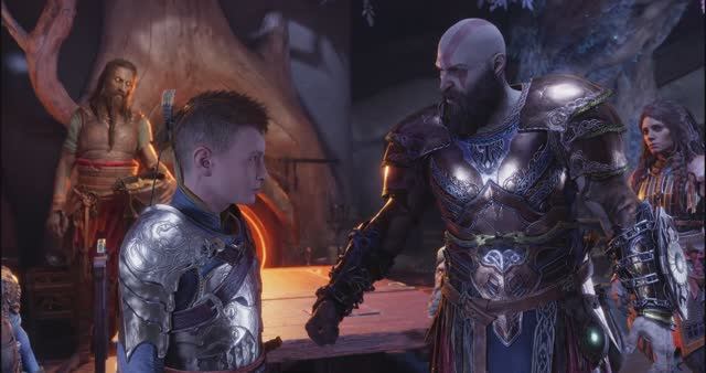 27 God of War Ragnarok - альвхейм - запретные пески - дверь в пустыне - дом Синдри