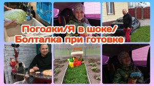 Ждём подключения газа/Болталка при готовке/Мой шок в шоке/Мой огород  Часть 1
