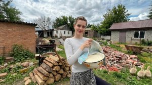 ЖЕНА ПРИЕХАЛА В СТАРЫЙ ДОМ НА ПОМОЩЬ И АХНУЛА! КУПИЛИ ГУСЕЙ! НАВОДИМ ПОРЯДОК! ЖИЗНЬ В ДОМЕ У РЕКИ!