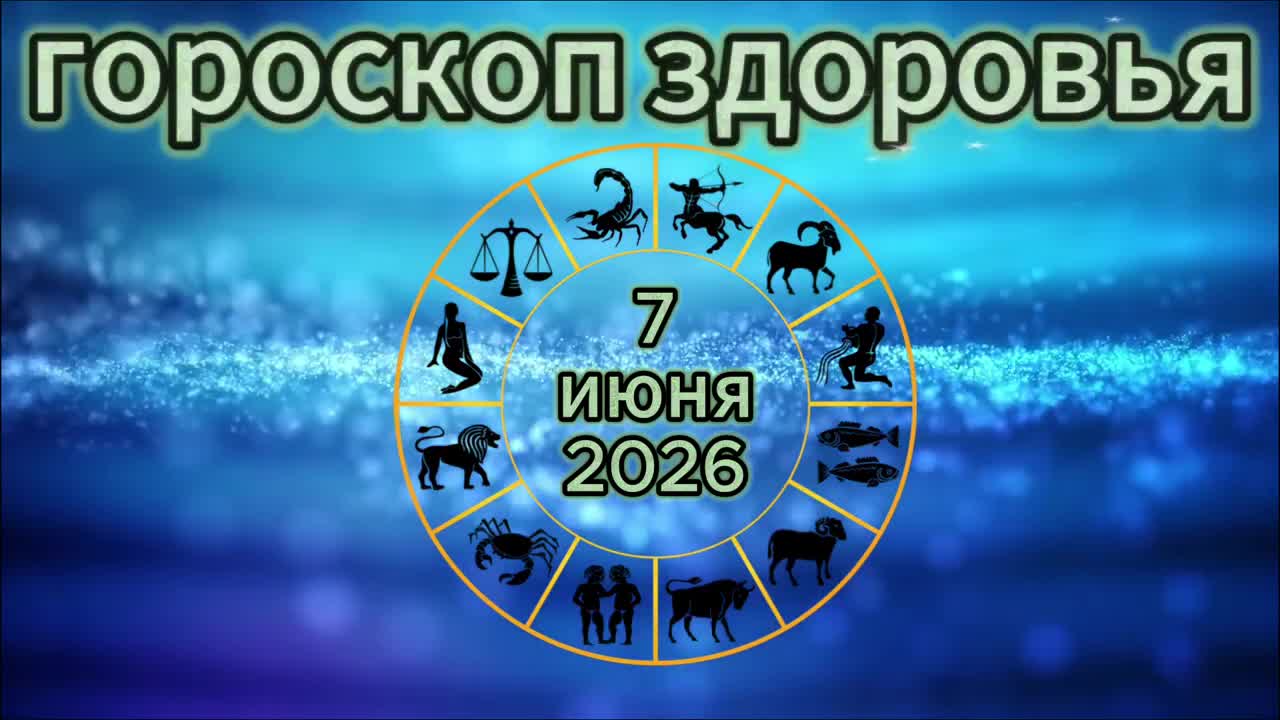 Гороскоп здоровья на 7 июня 2026 года смотреть онлайн