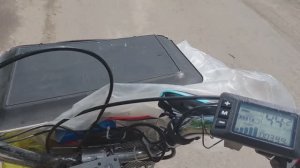Электровелосипед 250w 48 вольт.Пушка гонка из обычного велосипеда и готового комплекта из Китая.